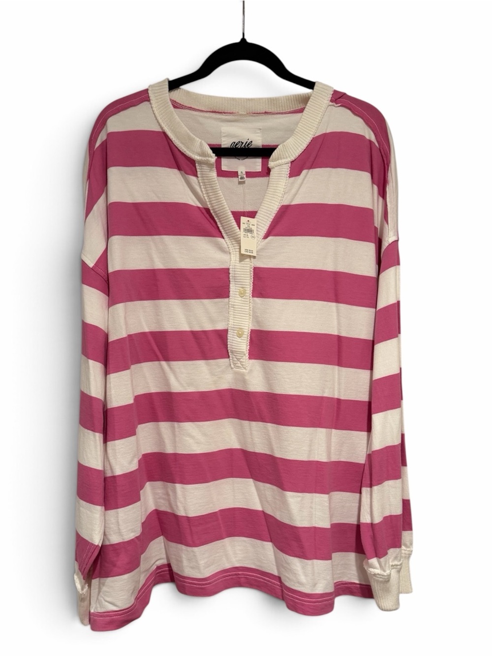 Aerie Poolside Terry Henley Sweatshirt - Picture 5 of 8